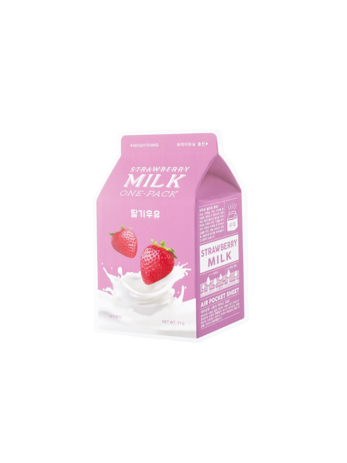 A'pieu Milk Strawberry Mask Sheet, product