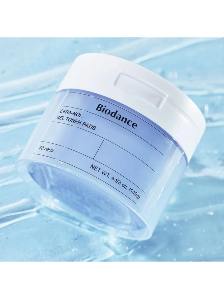 Biodance Cera-nol Gel Toner Pads, action