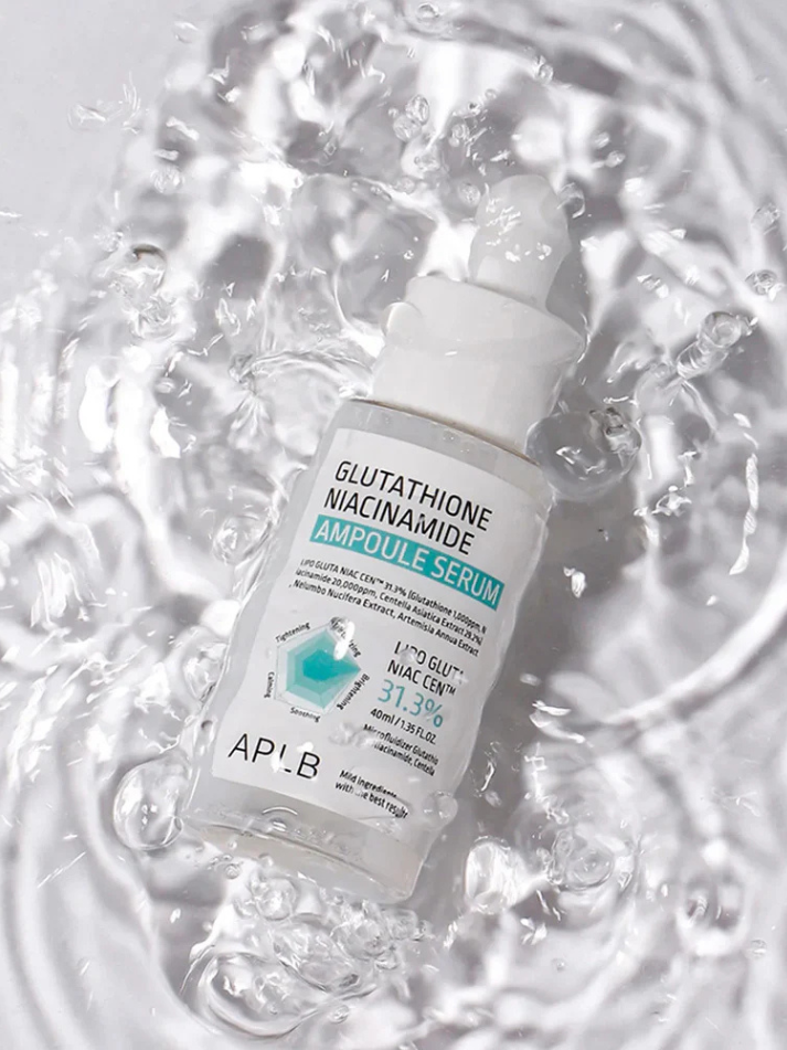 APLB Glutathione Niacinamide Ampoule Serum, action