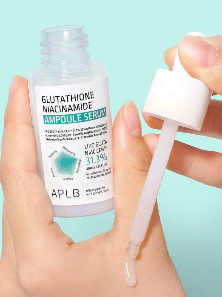 APLB Glutathione Niacinamide Ampoule Serum, action