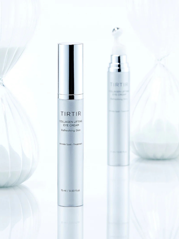 TIRTIR Collagen Lifting Eye Cream, action