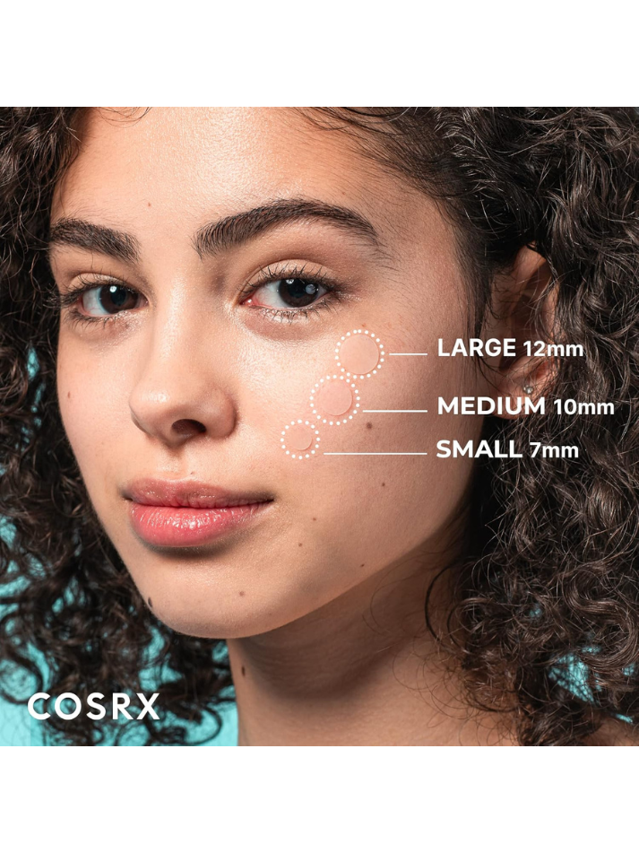 cosrx acne pimple patch, model