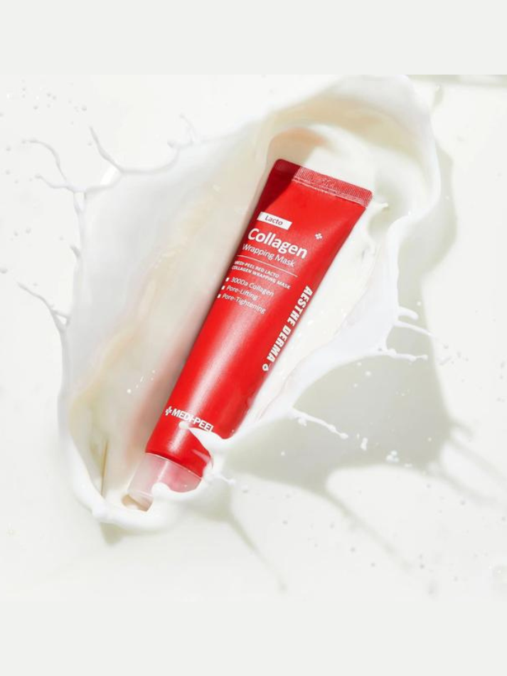 MEDI-PEEL Red Lacto Collagen Wrapping Mask, action