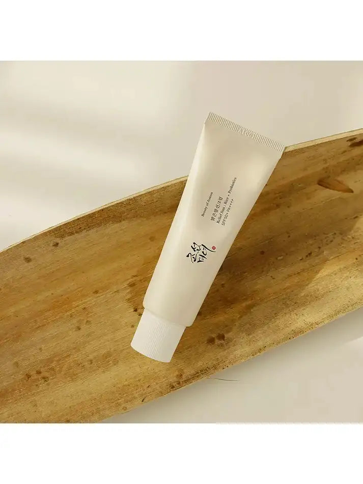 beauty of joseon relief sun rice + probiotics, action