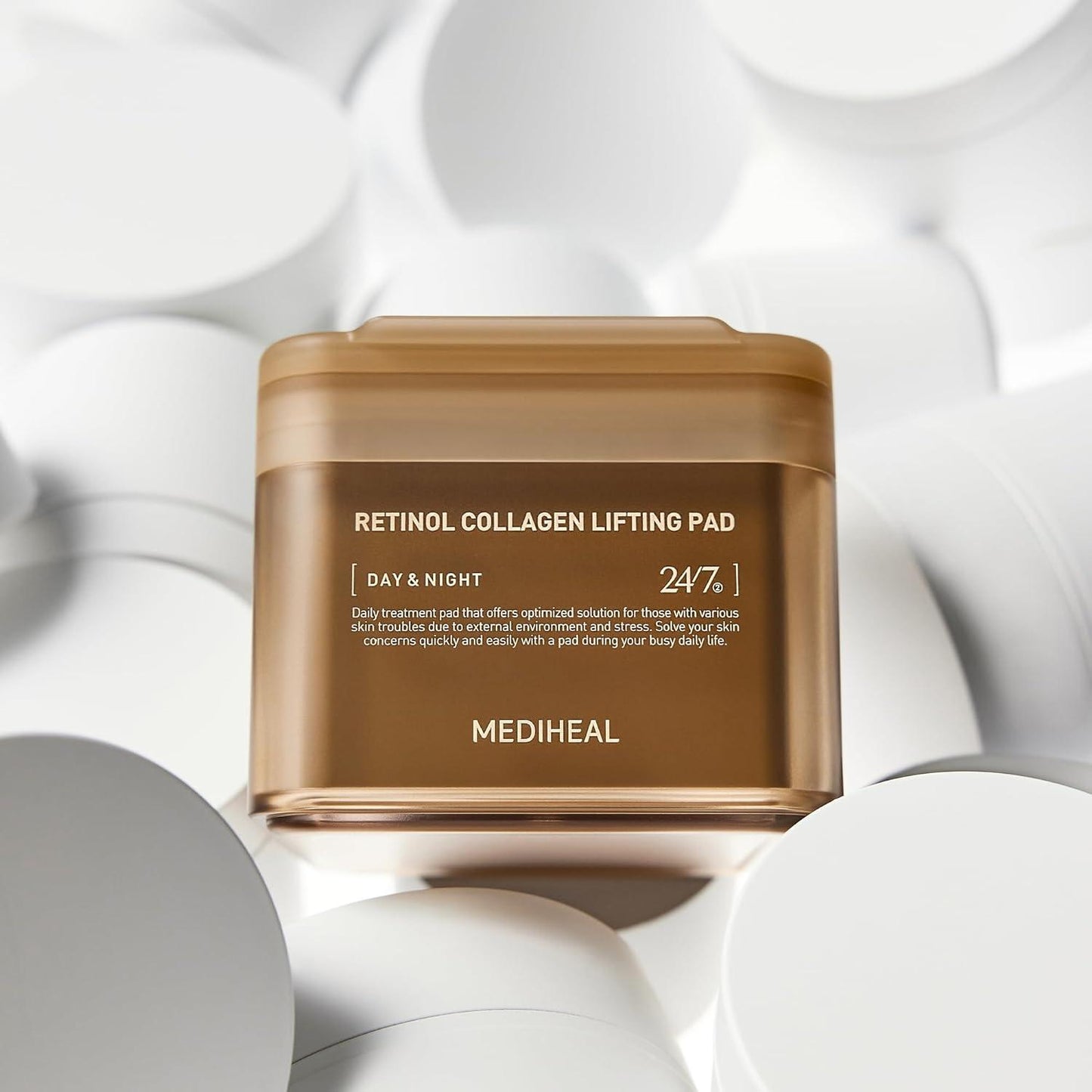 Mediheal Retinol Collagen Lifting Pad, action