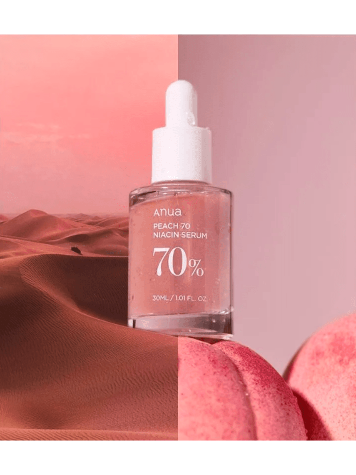 Anua Peach 70 Niacin Serum 70%, Action