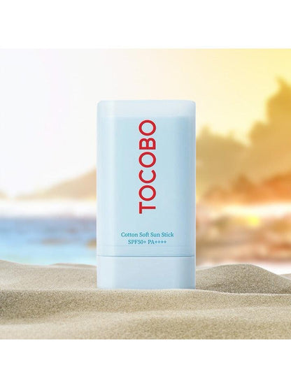 Tocobo Cotton Soft Sun Stick SPF50+, action