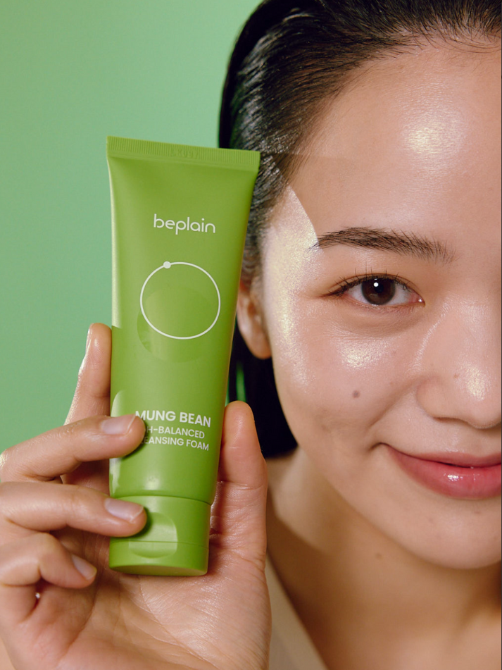 beplain Mung Bean Ph-balanced Cleansing Foam