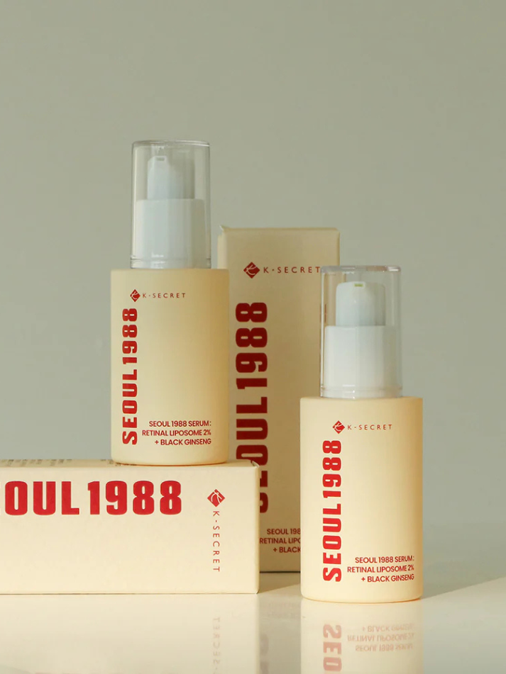 KSECRET SEOUL 1988 Serum : Retinal Liposome 2% + Black Ginseng, action