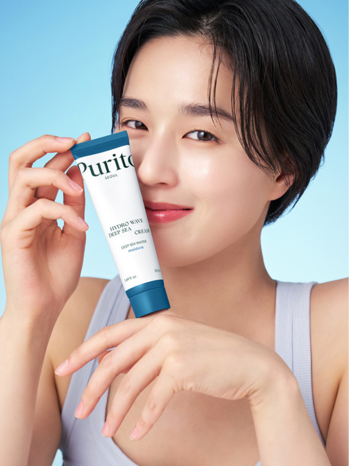 Purito SEOUL Hydro Wave Deep Sea Cream, model