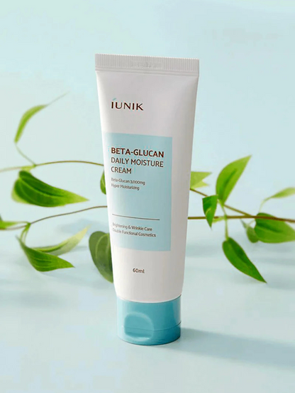 IUNIK Beta Glucan Daily Moisture Cream, action