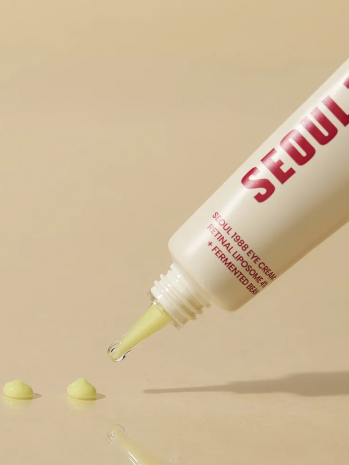 K.secret Seoul 1988 Eye Cream: Retinal Liposome 4% + Fermented Bean, action