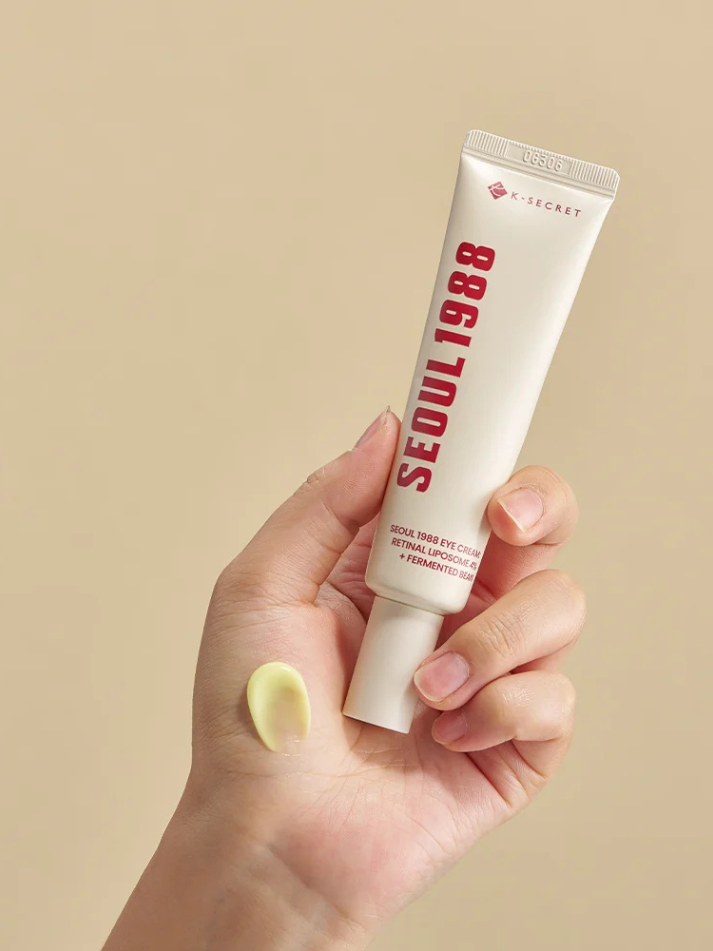 K.secret Seoul 1988 Eye Cream: Retinal Liposome 4% + Fermented Bean, action