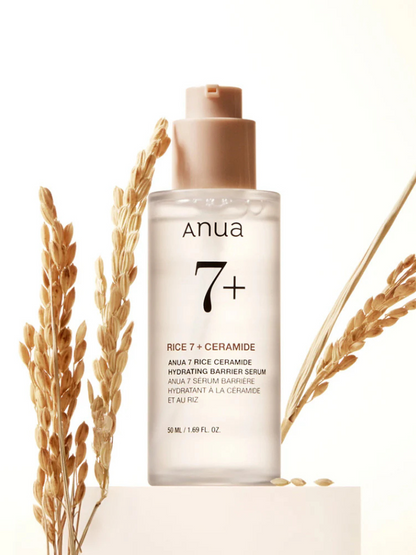 Anua 7 Rice Ceramide Hydrating Barrier Serum, action
