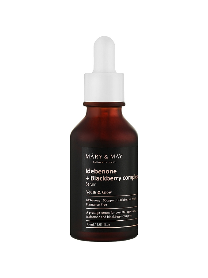 MARY&MAY Idebenone + Blackberry Complex Serum, product