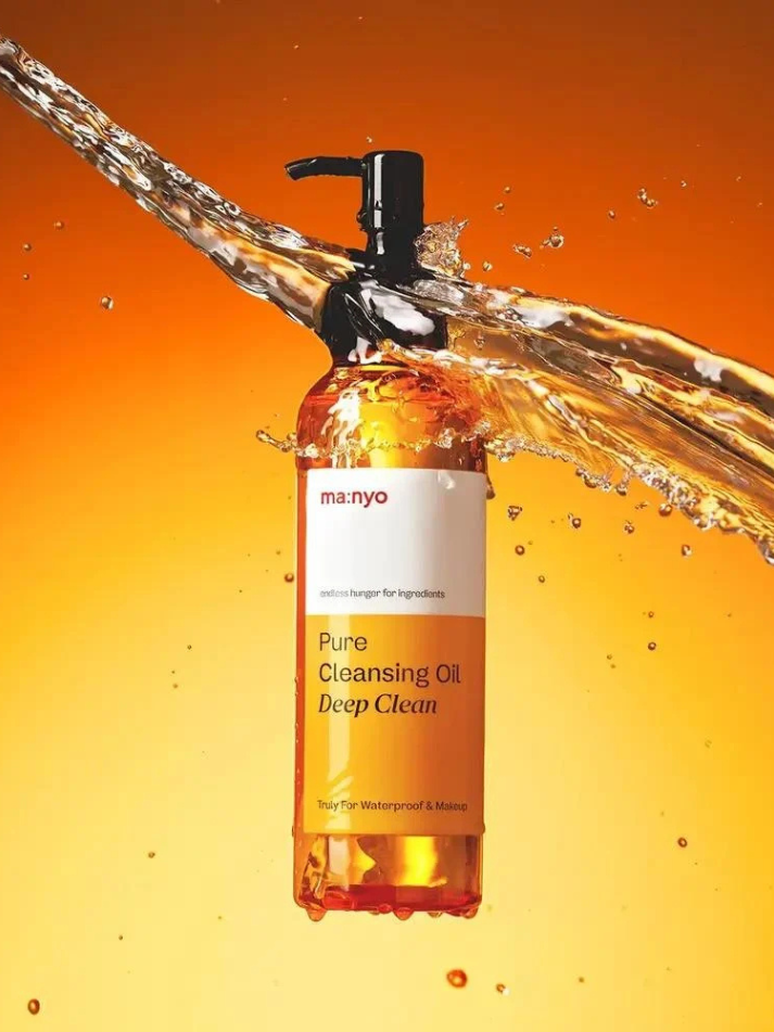 Manyo Pure Cleansing Oil Deep Clean, action