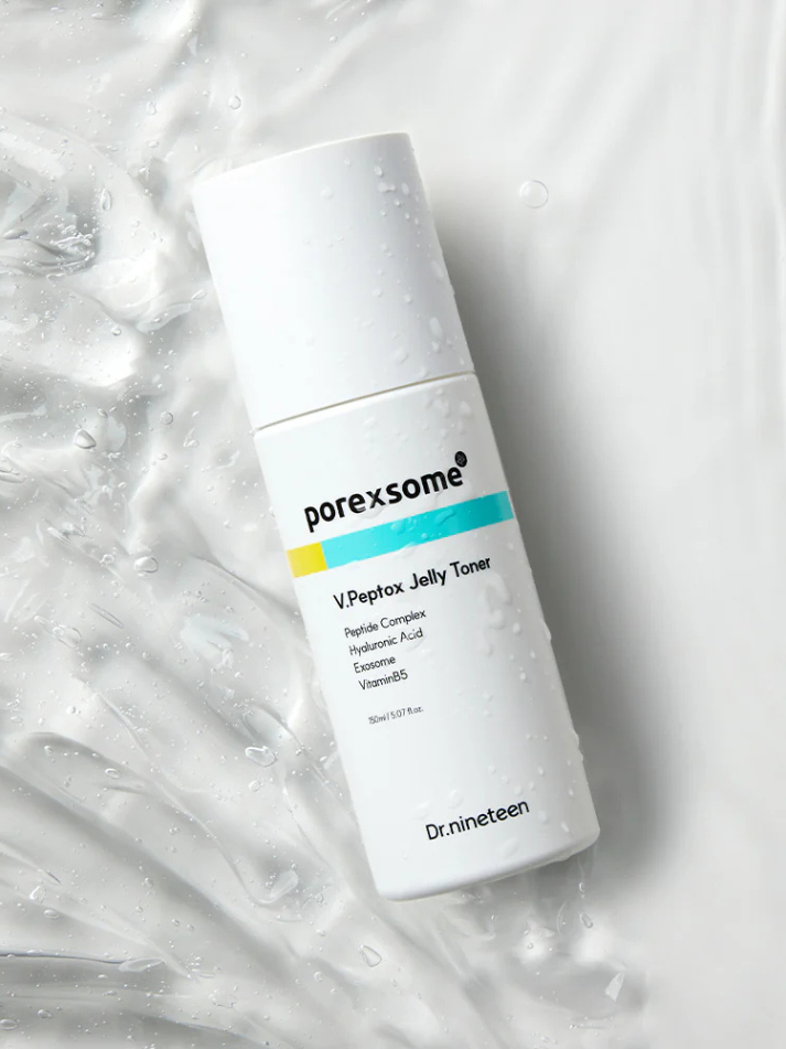 Dr.nineteen PoreXsome V.Peptox Jelly Toner, action