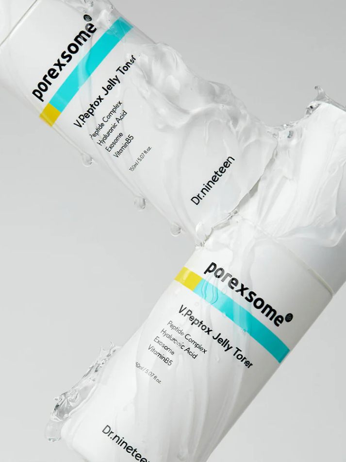 Dr.nineteen PoreXsome V.Peptox Jelly Toner, action