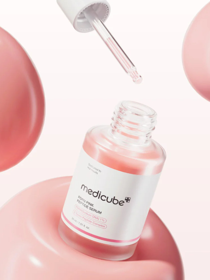 Medicube PDRN Pink Peptide Serum, action