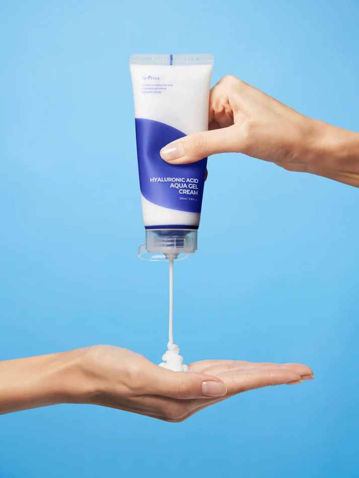 ISNTREE Hyaluronic Acid Aqua Gel Cream, action