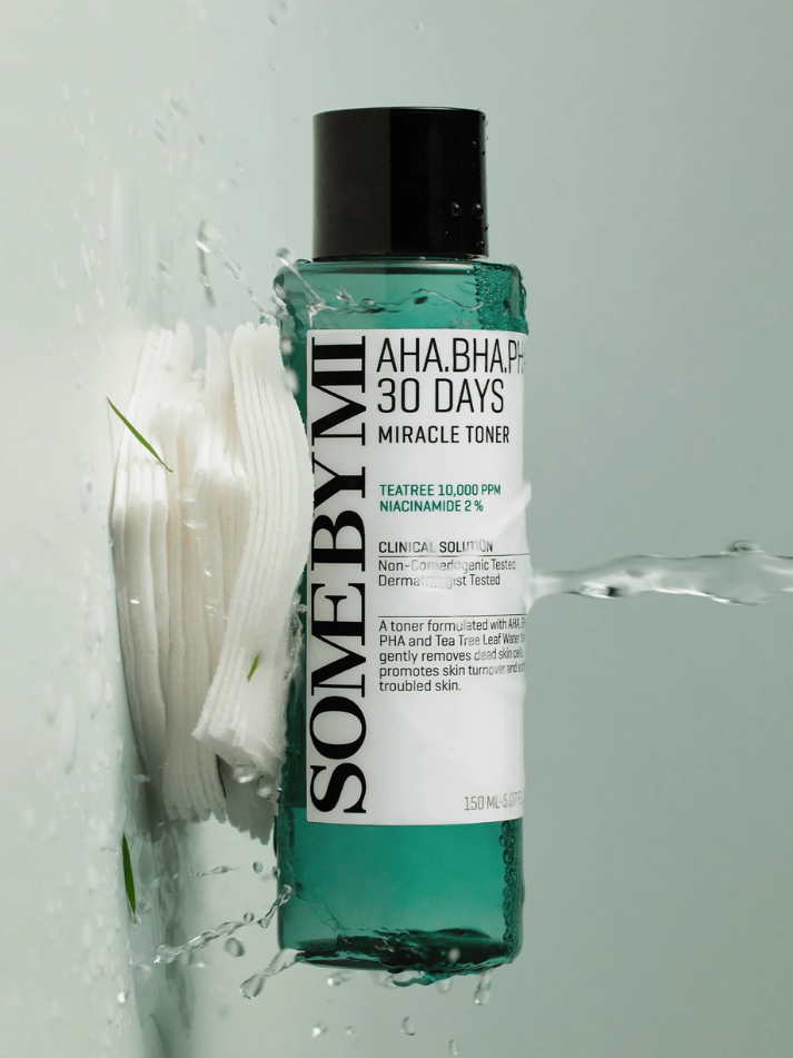 SOME BY MI AHA BHA PHA 30Days Miracle Toner, action