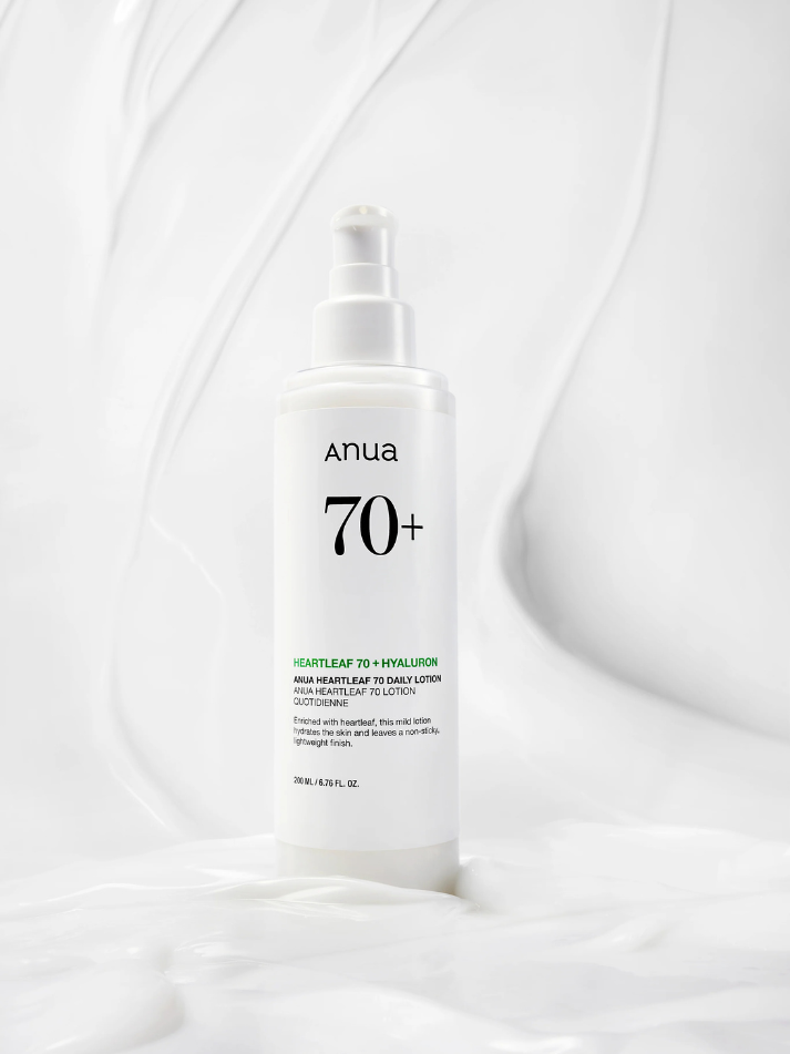 Anua Heartleaf 70 Daily Lotion, action
