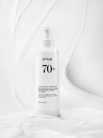Anua Heartleaf 70 Daily Lotion, action