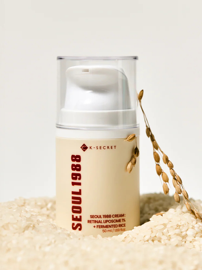 KSECRET SEOUL 1988 Cream: Retinal Liposome 1% + Fermented Rice, action