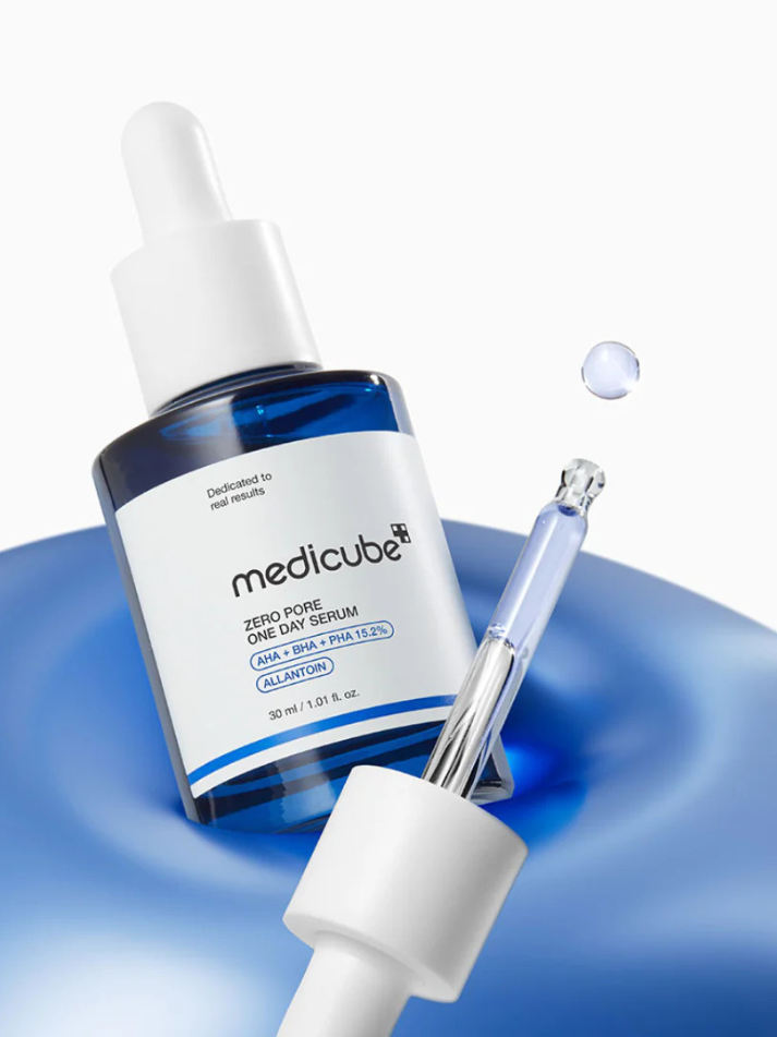 Medicube Zero Pore One Day Serum, action