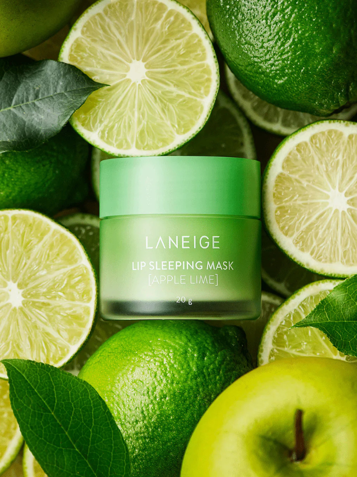 Laneige Lip Sleeping Mask Apple Lime, action
