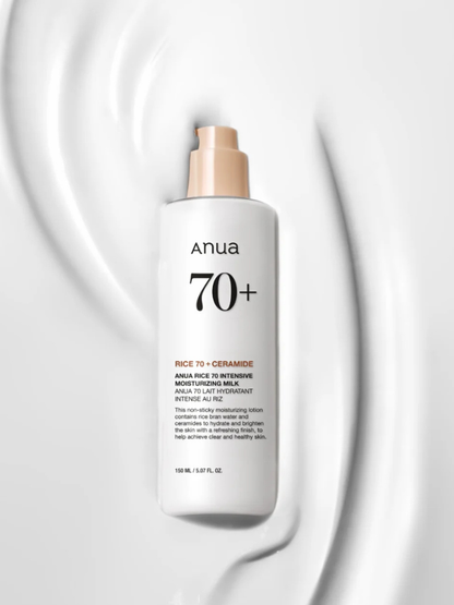 Anua Rice 70 Intensive Moisturizing Milk, action