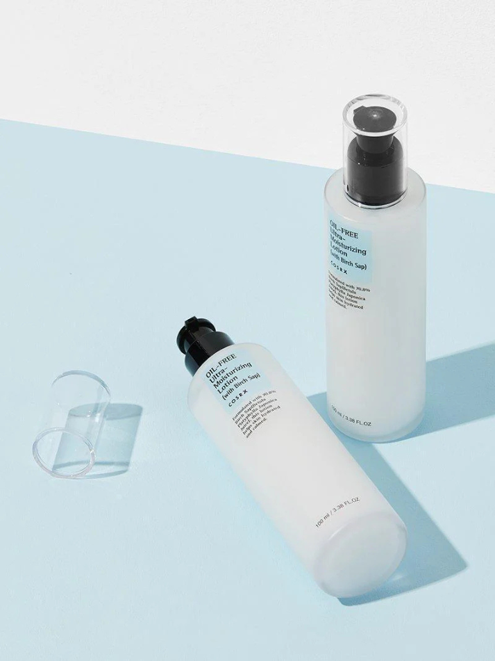 COSRX Oil Free Ultra Moisturizing Lotion, action