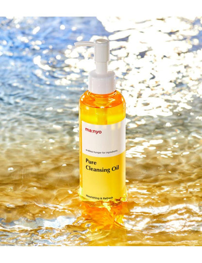 Manyo Pure Cleansing Oil, action